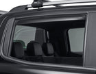 CLIMAIR®* WIND DEFLECTORS FOR RANGER DOUBLE CAB REAR WINDOWS, BLACK, 2012 - 2019