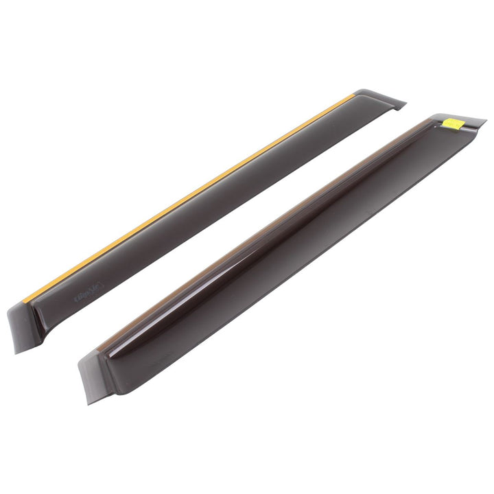 FOCUS CLIMAIR ®* WIND DEFLECTORS FOR REAR DOOR WINDOWS, BLACK