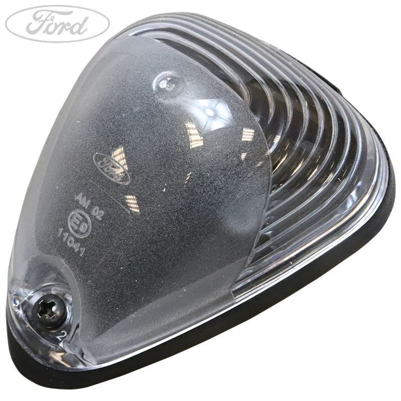 Pair Of LED Roof Marker Lamps – Fits Ford Transit Tipper Mk6/Mk7 2000-2014, Clear Lens, Black Housing