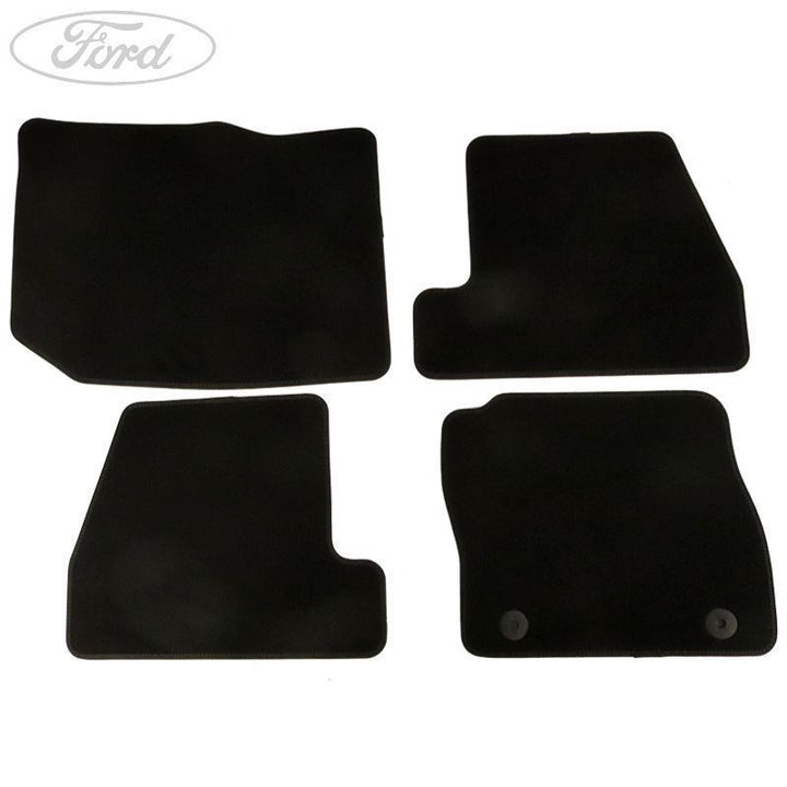 FOCUS ST FRONT & REAR FLOOR MATS VELOUR NO LOGO 2014-15