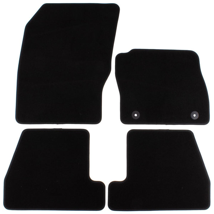 FOCUS ST FRONT & REAR FLOOR MATS VELOUR NO LOGO 2014-15