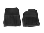 FIESTA AND PUMA RUBBER FLOOR MATS TRAY STYLE WITH RAISED EDGES, FRONT, BLACK, WITHOUT LOGO, 2017 ONWARD