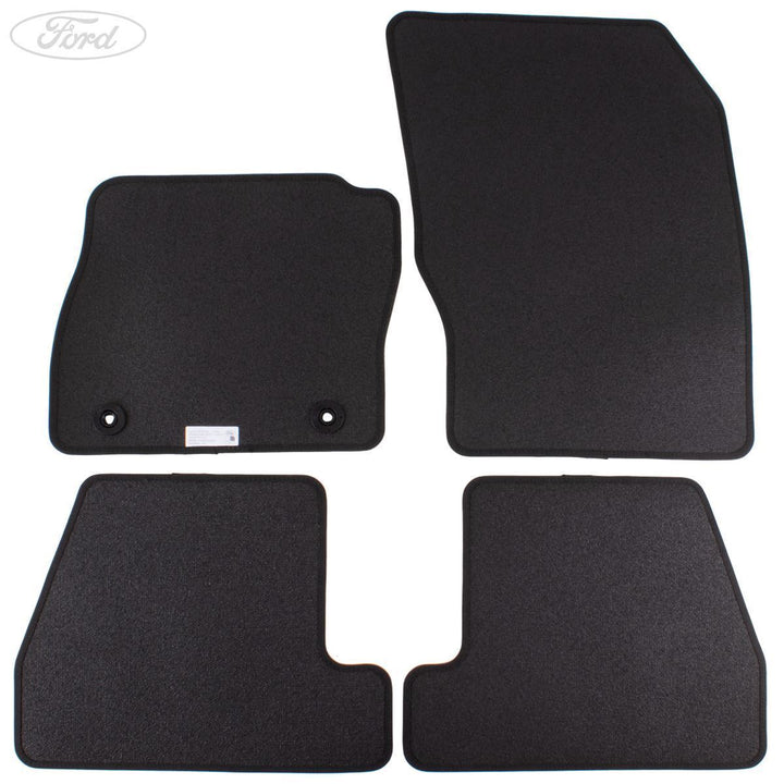 FOCUS ST FRONT & REAR FLOOR MATS VELOUR NO LOGO 2014-15