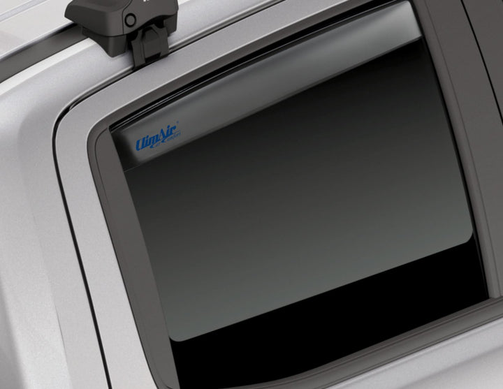 CLIMAIR®* WIND DEFLECTORS FOR RANGER DOUBLE CAB REAR WINDOWS, BLACK, 2012 - 2019