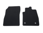 FIESTA VELOUR FLOOR MATS FRONT, WITH METAL GREY STITCHING AND FITTING HOLES, 2017 - ONWARD