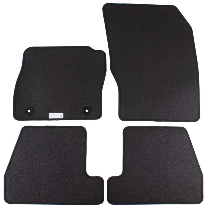 FOCUS ST FRONT & REAR FLOOR MATS VELOUR NO LOGO 2014-15