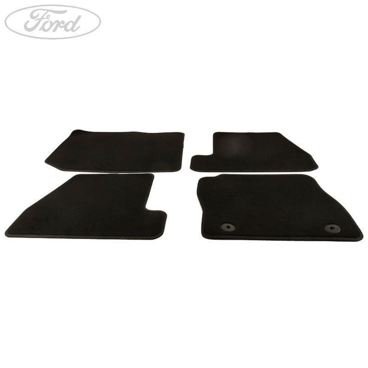 FOCUS ST FRONT & REAR FLOOR MATS VELOUR NO LOGO 2014-15
