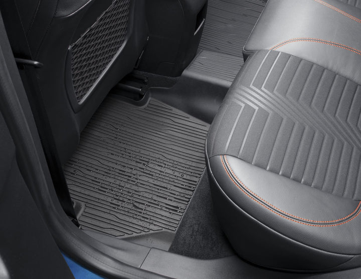 FIESTA & PUMA REAR RUBBER FLOOR MATS SET TRAY STYLE 2017 - ONWARD