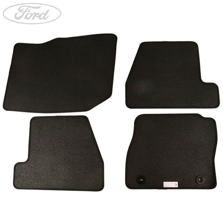 FOCUS ST FRONT & REAR FLOOR MATS VELOUR NO LOGO 2014-15