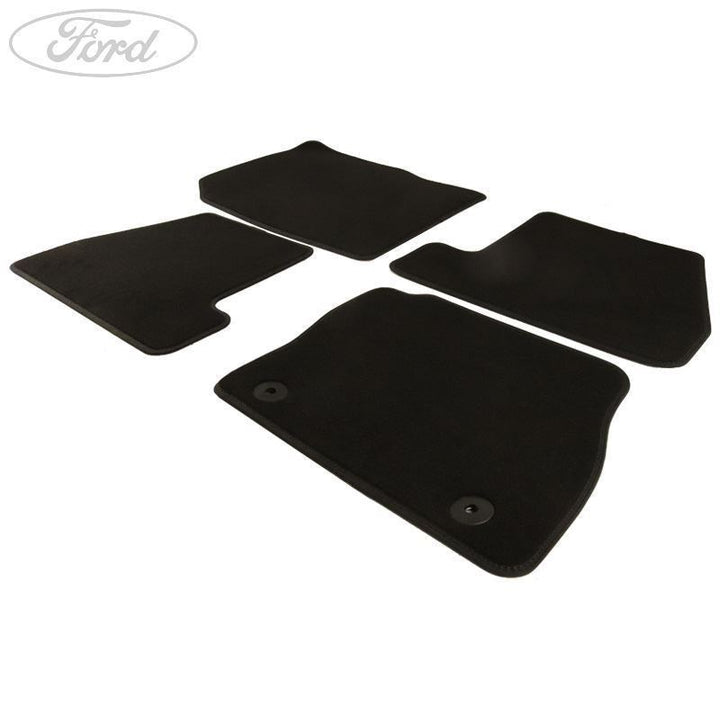 FOCUS ST FRONT & REAR FLOOR MATS VELOUR NO LOGO 2014-15