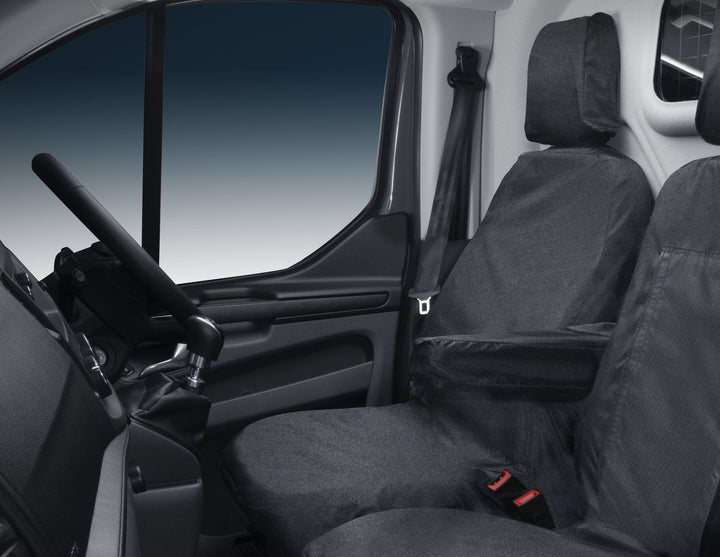 TRANSIT CUSTOM & TRANSIT HDD* BLACK SEAT COVER FOR DRIVER SEAT