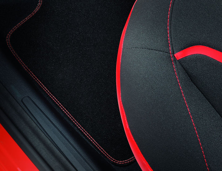 KA 09/2008-05/2016 VELOUR FLOOR MATS REAR