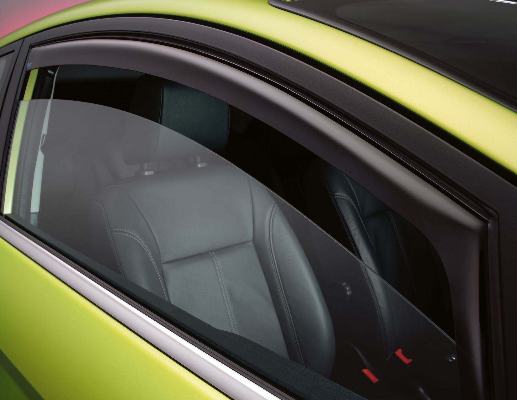 CLIMAIR Car Wind Deflectors FORD FIESTA 3 Door 2008 Onwards FRONT - View #3