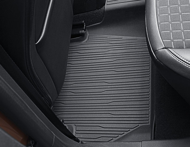 FIESTA & PUMA REAR RUBBER FLOOR MATS SET TRAY STYLE 2017 - ONWARD
