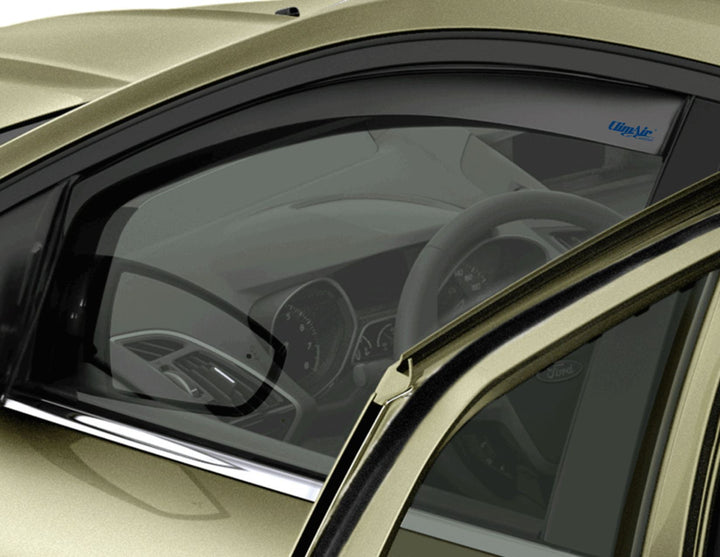 CLIMAIR®* WIND DEFLECTORS FOR FRONT DOOR WINDOWS, BLACK, FOR FORD KUGA 2012 - ONWARD