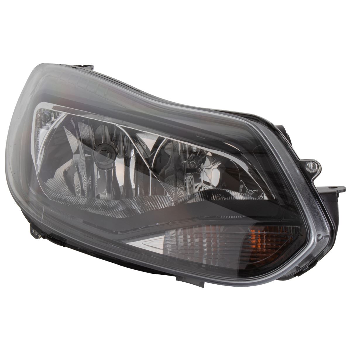 Ford FOCUS FRONT O/S HEADLIGHT HEADLAMP UNIT BLACK RHD 11-15 - 1873934