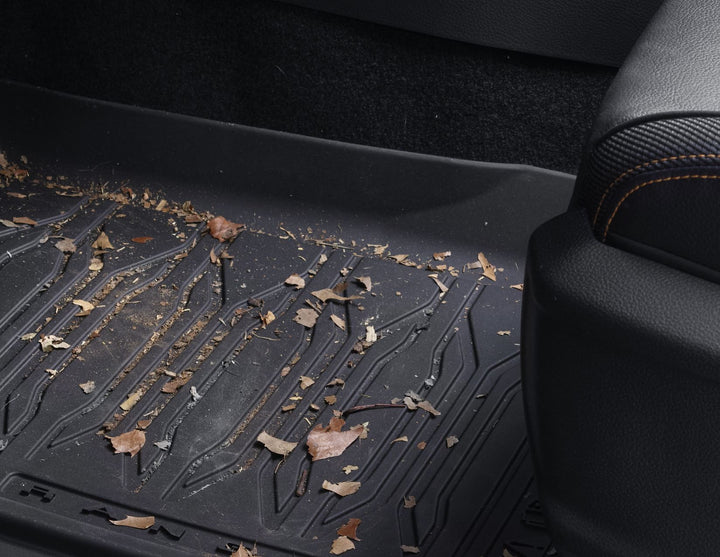 RANGER TKE SUPER SINGLE FRONT & REAR BLACK RUBBER FLOOR MATS 2019- ONWARDS