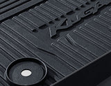 KUGA FRONT RUBBER FLOOR MATS, TRAY STYLE WITH RAISED EDGES , BLACK AND KUGA LOGO, BLACK 2016 - 2019