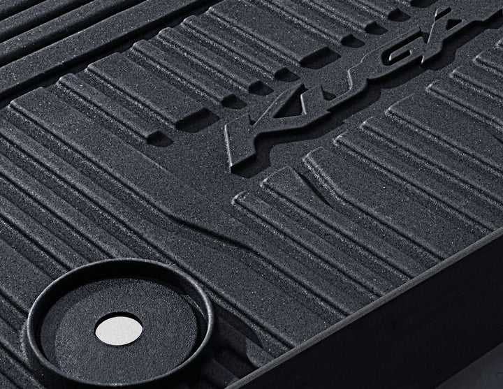 KUGA FRONT RUBBER FLOOR MATS, TRAY STYLE WITH RAISED EDGES , BLACK AND KUGA LOGO, BLACK 2016 - 2019