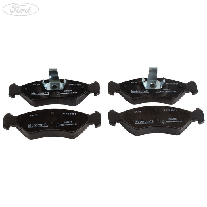 FIESTA MOTORCRAFT FRONT BRAKE PAD AXLE SET KIT