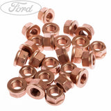 EXHAUST MANIFOLD HEX NUT PACK OF 25