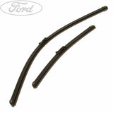 FIESTA FRONT FLAT AERO WIPER BLADES SET 2008-2012