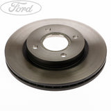 FRONT FIESTA MK7 FRONT BRAKE DISCS PAIR 258MM VENTED