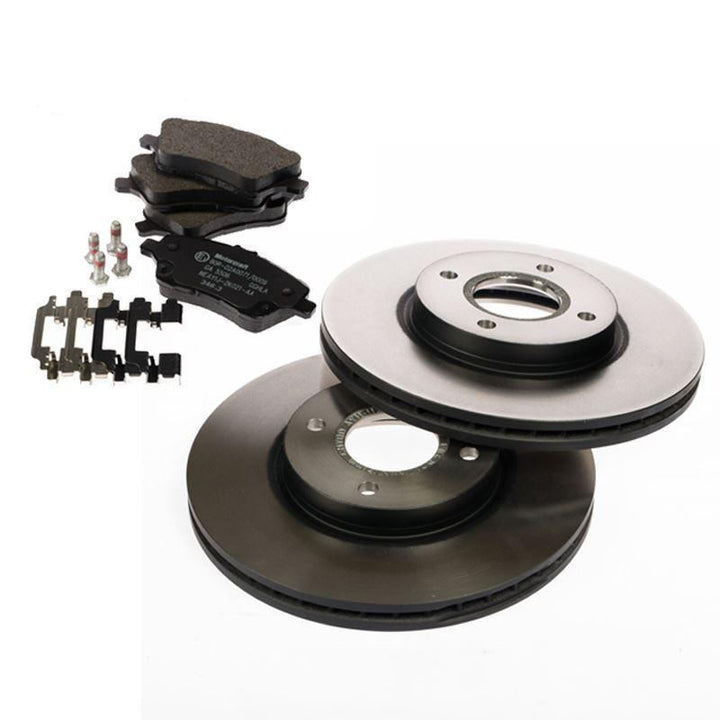 RANGER TKE FRONT BRAKE DISCS & PADS SET VENTED 302MM 2014-2019