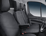 TRANSIT CUSTOM HDD* SEAT COVER FOR DUAL PASSENGER SEAT, BLACK, 2018 ONWARD