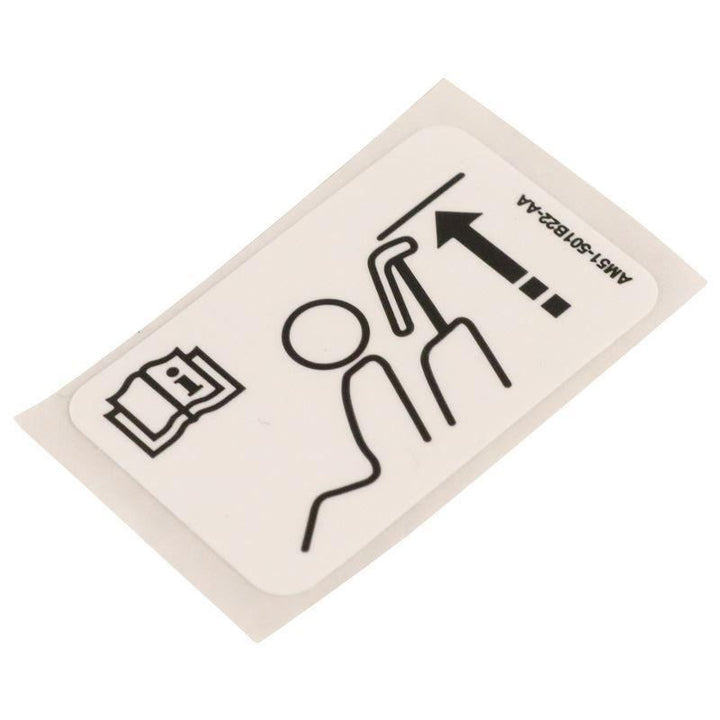 SEAT OPERATION DECAL