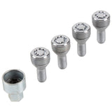 KA 09/2008-05/2016 LOCKING WHEEL NUTS KIT FOR ALLOY WHEELS