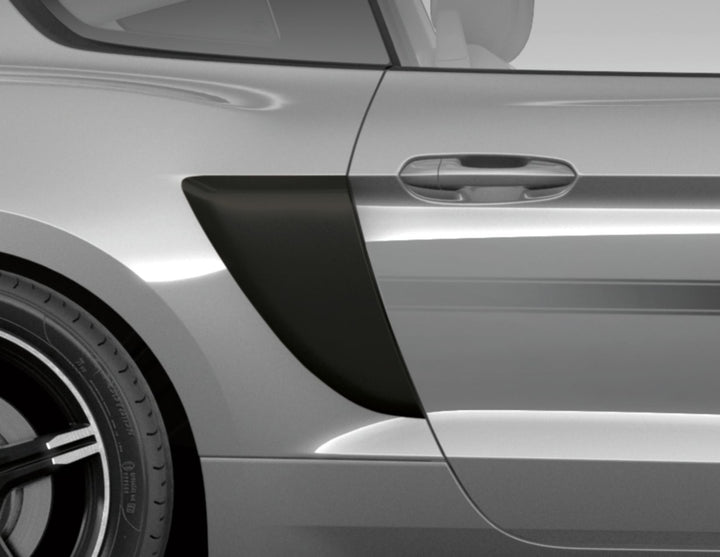 MUSTANG 03/2018-03/2023 BODY SIDE SCOOP KIT MATTE BLACK