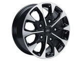 SET OF 4 ALLOY WHEELS WITH FITTING  01/2017