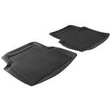 KUGA REAR RUBBER FLOOR MATS IN TRAY STYLE WITH RAISED EDGES, BLACK, 2019 - ONWARD