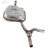 REAR MUFFLER AND PIPE