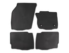 MONDEO SET OF FRONT AND REAR RUBBER FLOOR MATS, BLACK, 2014 - 2018