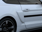 MUSTANG 03/2018-03/2023 BODY SIDE SCOOP KIT MATTE BLACK