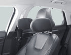 ACV* SLEEPING HEADREST BLACK PVC LEATHER WITH SILVER PIPING