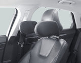 ACV* SLEEPING HEADREST BLACK PVC LEATHER WITH SILVER PIPING