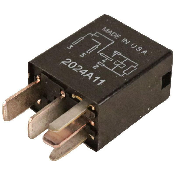 40 AMP MICRO RELAY 5 TERMINAL BLACK HIGH POWER