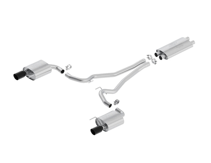 Ford Performance Mustang 5.0 4V DOHC Sports Exhaust System Stainless Steel Chromed Tail Pipe 2015-2018