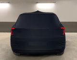 ALL-ELECTRIC EXPLORER PREMIUM PROTECTIVE COVER BLACK WITH WHITE FORD OVAL AND EXPLORER LOGO