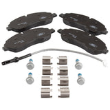 TRANSIT MK8 FRONT BRAKE PADS & WEAR WIRE DOUBLE REAR WHEELS
