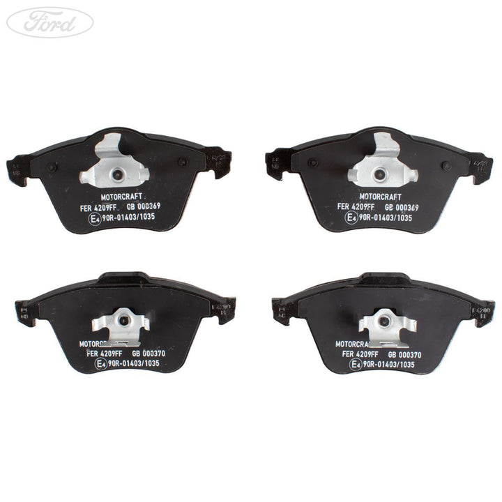Focus ST225 Motorcraft Front Brake Pads Axle Set Kit 2005-2011