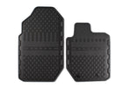 RANGER DOUBLE CAB RUBBER FLOOR MATS FRONT AND REAR, BLACK WITH RANGER LOGO, 2012 - ONWARD