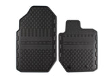 RANGER DOUBLE CAB RUBBER FLOOR MATS FRONT AND REAR, BLACK WITH RANGER LOGO, 2012 - ONWARD