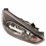 FOCUS FRONT O/S HEAD LAMP LIGHT LESS DTRL BLACK