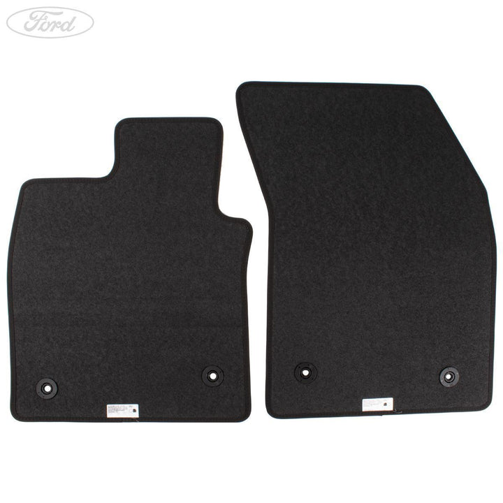 FOCUS FRONT CONTOUR FLOOR MATS MANUAL VELOUR MOSS 2018-