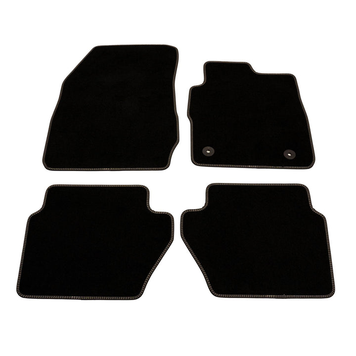 FIESTA MK6 FRONT & REAR FLOOR MAT KIT LIMITED LOGO 2015-19