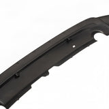 GALAXY REAR BUMPER COVER VALANCE PANEL CARBON BLACK WITH REAR PARKING AID SENSOR HOLES 2015-2023